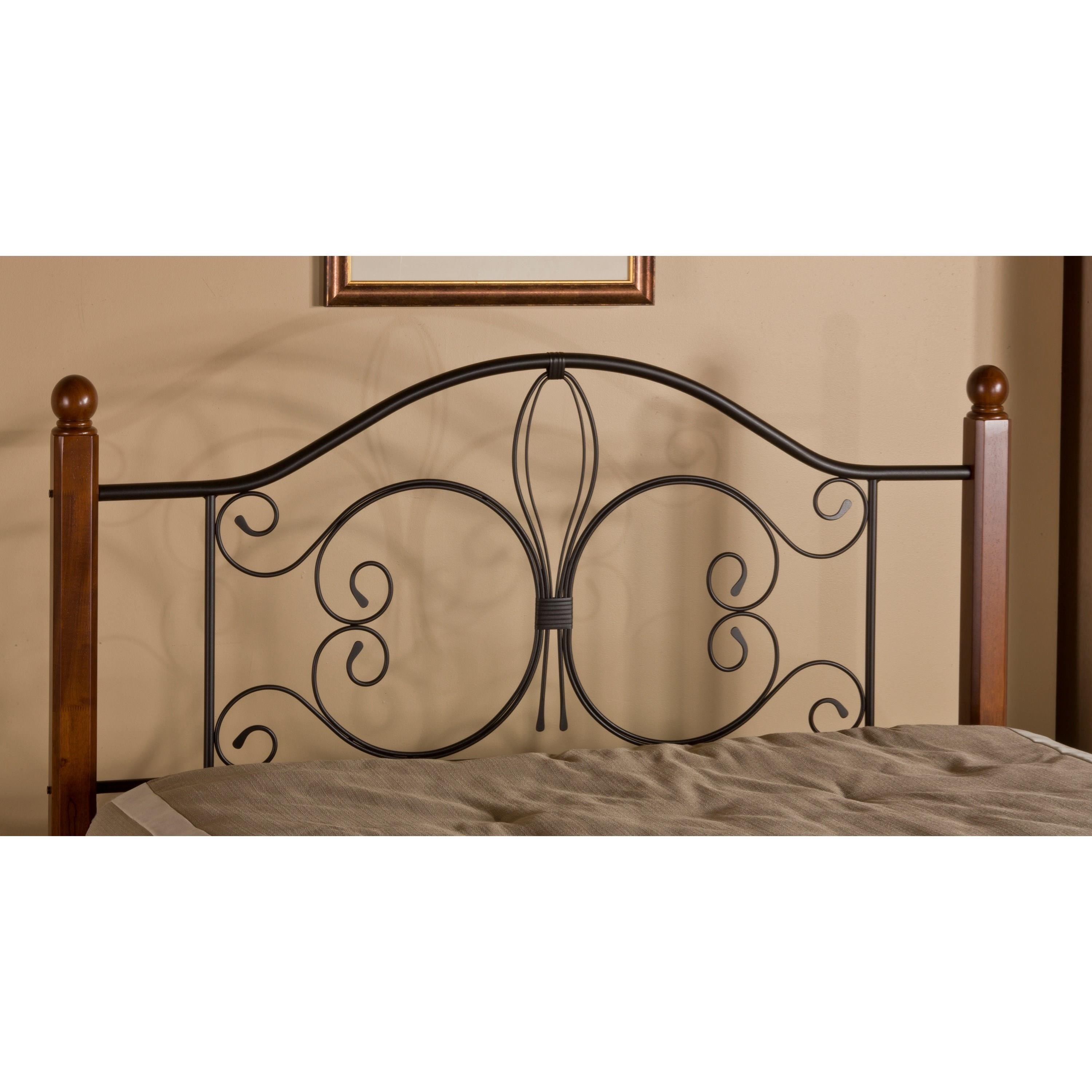 Hillsdale Metal Beds 1422HTWRP Twin Milwaukee Wood Post Headboard